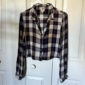 Cropped flannel